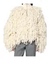 Stella Mccartney Fringe-detail Zip-up Jacket