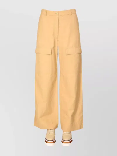 Stella Mccartney Wide Leg Cargo Trousers