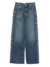 Stella Mccartney Loose Fit Denim Trousers In Blue