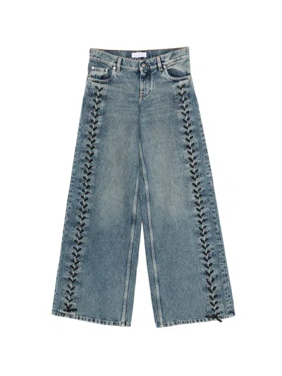 Stella Mccartney Wide-leg Denim Jeans In Blue