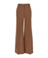 Stella Mccartney Wool Trousers With Wide Leg And Front Crease