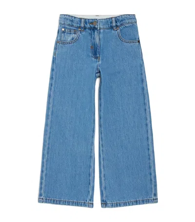 Stella Mccartney Kids' Wide-leg Jeans In Blue