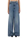 Stella Mccartney Wideleg Jeans With Contrasting Panels
