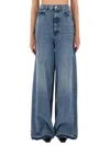 Stella Mccartney Wideleg Jeans With Contrasting Panels