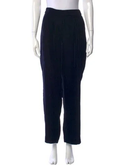 Pre-owned Stella Mccartney Wide Leg Pants In Black