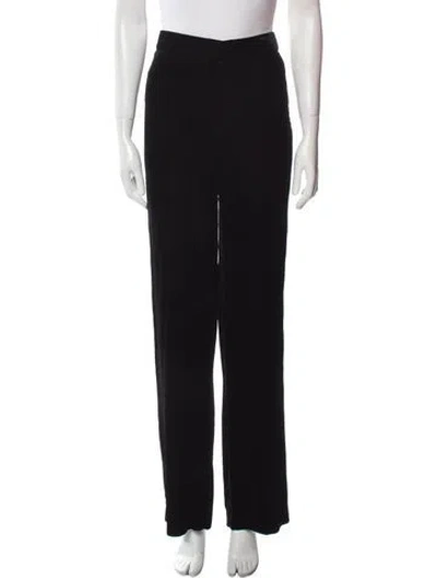Pre-owned Stella Mccartney Wide Leg Pants In Black
