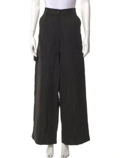 Pre-owned Stella Mccartney Wide Leg Pants In Black