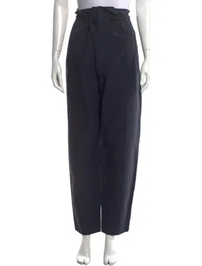 Pre-owned Stella Mccartney Wide Leg Pants In Black