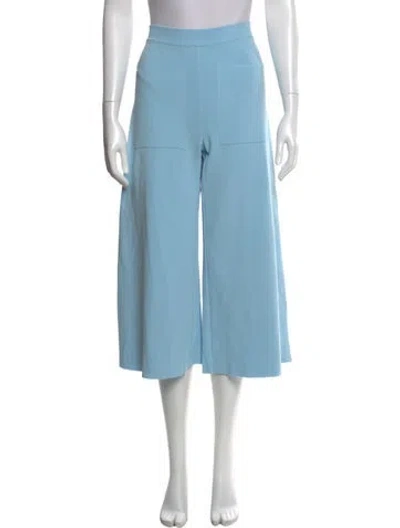 Pre-owned Stella Mccartney Wide Leg Pants In Blue