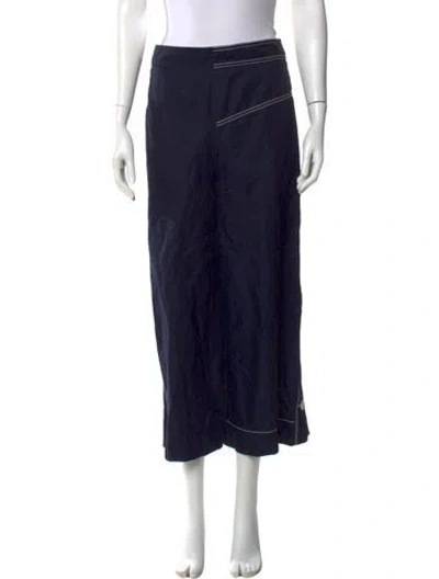 Pre-owned Stella Mccartney Wide Leg Pants In Blue