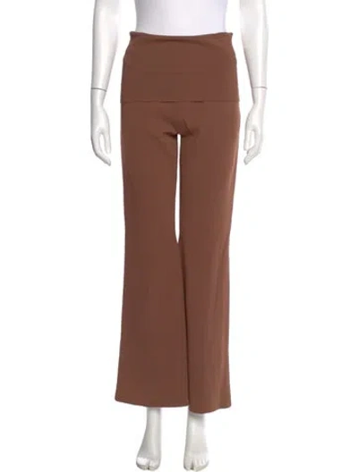 Pre-owned Stella Mccartney Wide Leg Pants In Brown