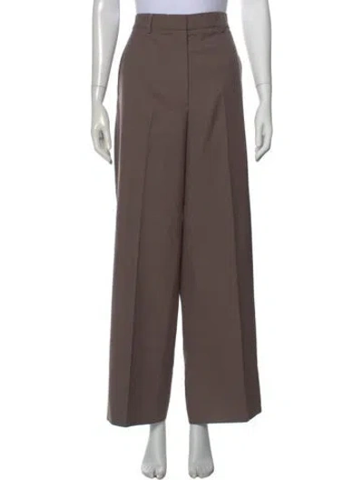 Pre-owned Stella Mccartney Wide Leg Pants In Brown