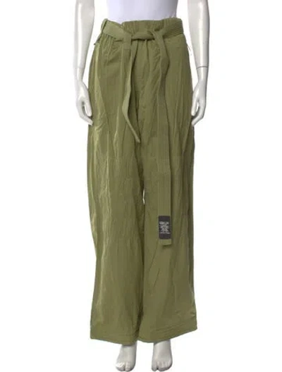 Pre-owned Stella Mccartney Wide Leg Pants In Green