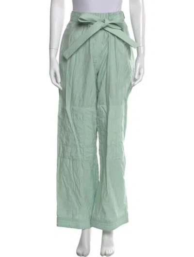 Pre-owned Stella Mccartney Wide Leg Pants In Green
