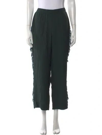 Pre-owned Stella Mccartney Wide Leg Pants In Green