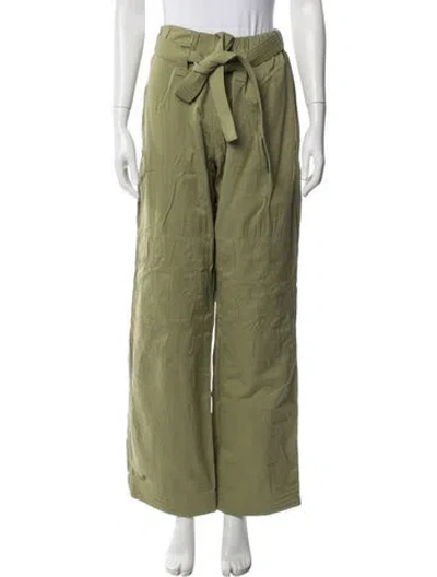 Pre-owned Stella Mccartney Wide Leg Pants In Green