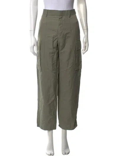 Pre-owned Stella Mccartney Wide Leg Pants In Green