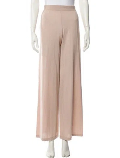 Pre-owned Stella Mccartney Wide Leg Pants In Neutral