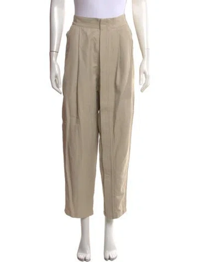 Pre-owned Stella Mccartney Wide Leg Pants In Neutrals