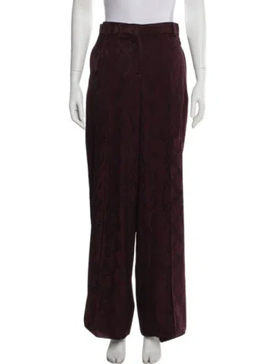 Pre-owned Stella Mccartney Wide Leg Pants In Purple