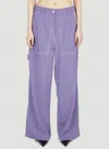Stella Mccartney Straight-leg Trousers In Purple