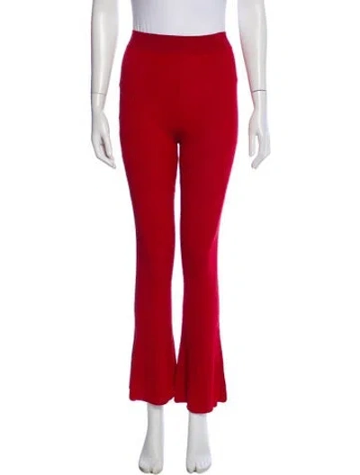 Pre-owned Stella Mccartney Wide Leg Pants In Red