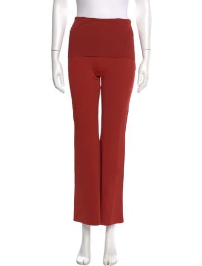 Pre-owned Stella Mccartney Wide Leg Pants In Red