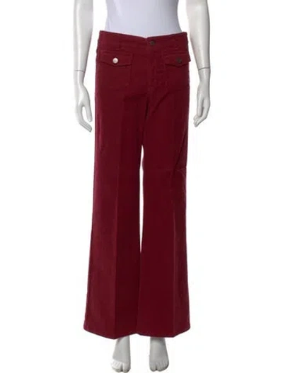 Pre-owned Stella Mccartney Wide Leg Pants In Red