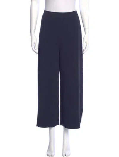 Pre-owned Stella Mccartney Wide Leg Pants W/ Tags In Blue