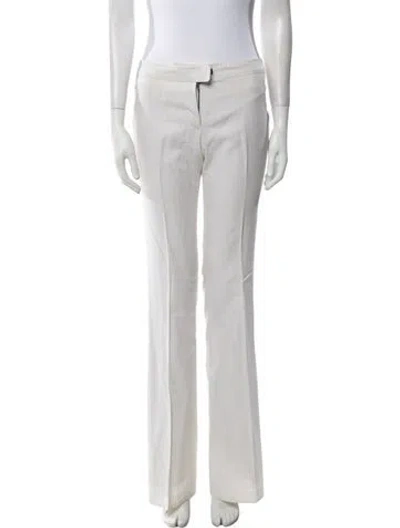 Pre-owned Stella Mccartney Wide Leg Pants In White