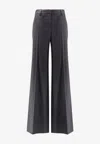 Stella Mccartney Wide-leg Tailored Pants In Gray