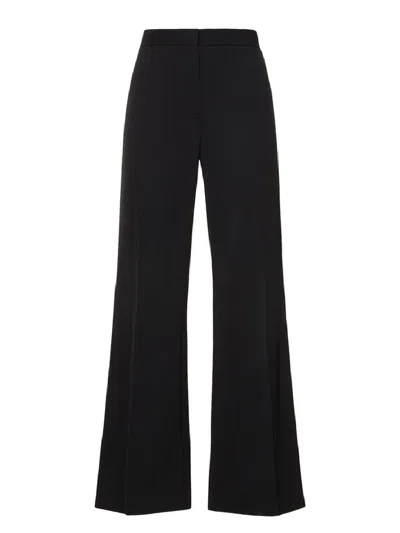 Stella Mccartney Wool Wide-leg Trousers In Black