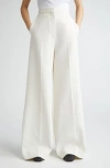 Stella Mccartney Wide Leg Trousers In Beige