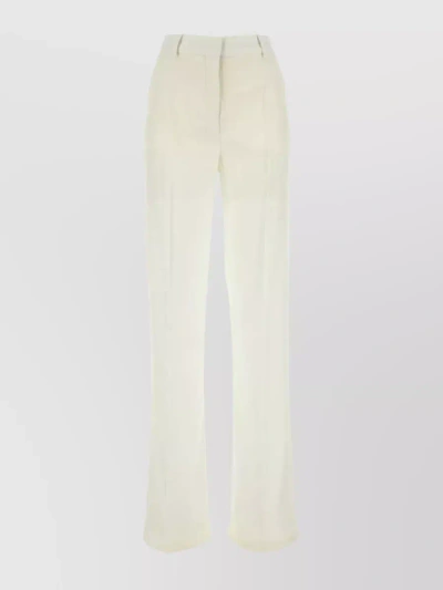STELLA MCCARTNEY WIDE-LEG TROUSERS WITH BELT LOOPS AND PLEATS