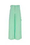 Stella Mccartney High-rise Wide-leg Pants In Green