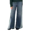 Stella Mccartney Double Vintage Blue Tones Slim Leg Jeans In Blue