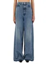 Stella Mccartney Wideleg Jeans With Contrasting Panels