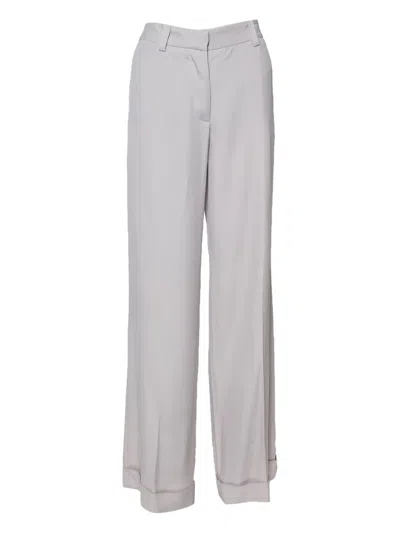 Pre-owned Stella Mccartney Wide-leg Trousers In Neutral