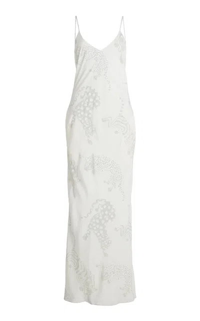 STELLA MCCARTNEY WILD CAT SILK GOWN
