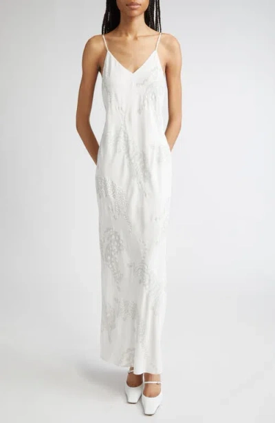 STELLA MCCARTNEY STELLA MCCARTNEY WILDCAT PRINT SILK GOWN