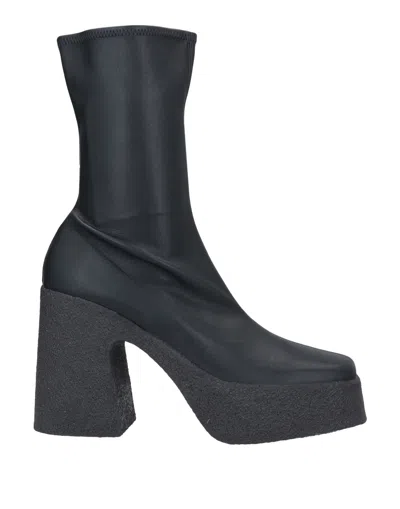 Stella Mccartney Woman Ankle Boots Black Size 11 Textile Fibers In Black