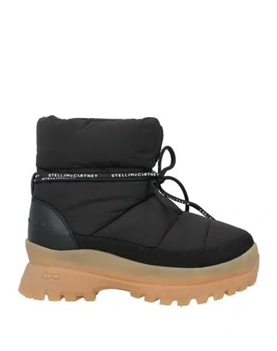 Stella Mccartney Woman Ankle Boots Black Size 6 Textile Fibers