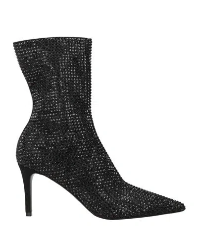 Stella Mccartney Woman Ankle Boots Black Size 8 Textile Fibers