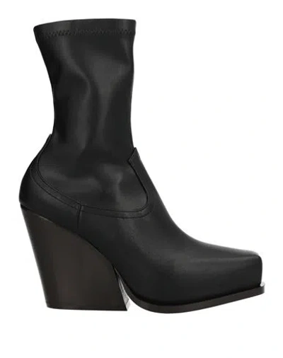 Stella Mccartney Woman Ankle Boots Black Size 8 Textile Fibers