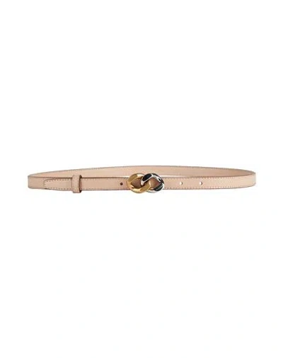 Stella Mccartney Woman Belt Blush Size 32 Textile Fibers In Pink