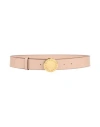 Stella Mccartney Woman Belt Blush Size 36 Textile Fibers In Pink