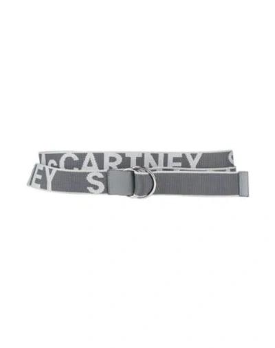 Stella Mccartney Woman Belt Grey Size S Recycled Polyester