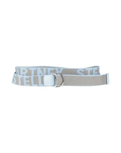 Stella Mccartney Woman Belt Light Blue Size M Recycled Polyester