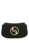 Stella Mccartney Borsa A Spalla Mini In Alter Mat Nero Donna In Black