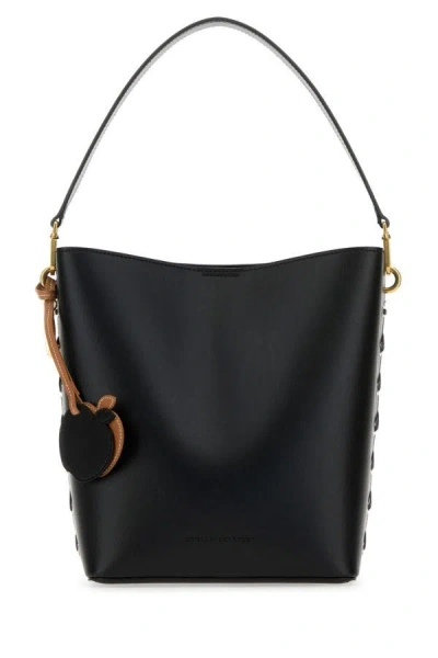 Stella Mccartney Woman Black Alter Mat Frayme Bucket Bag